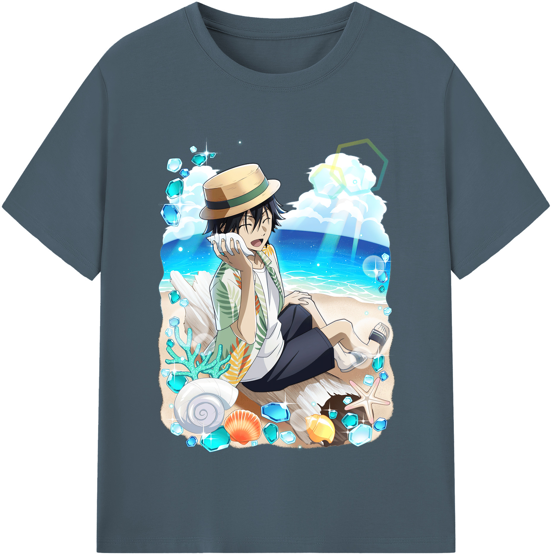 （画像用） 文豪ストレイドッグス Bungo Stray Dogs 綿100％半袖Tシャツ（フロントプリント）